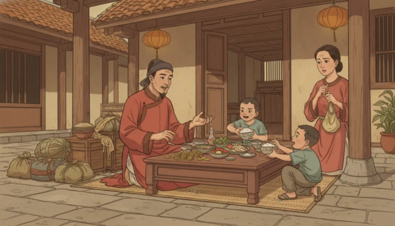 Sao Đại Hao - family scene