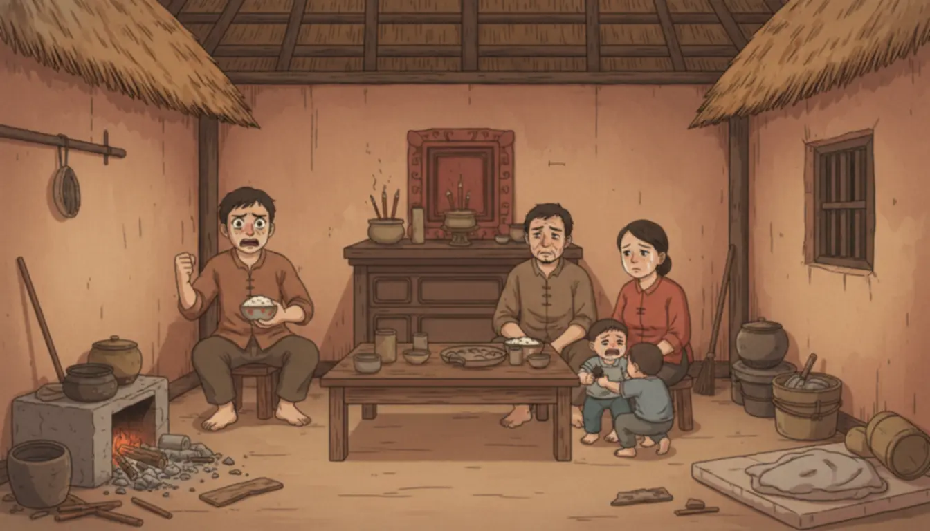 Sao Địa Kiếp - family scene