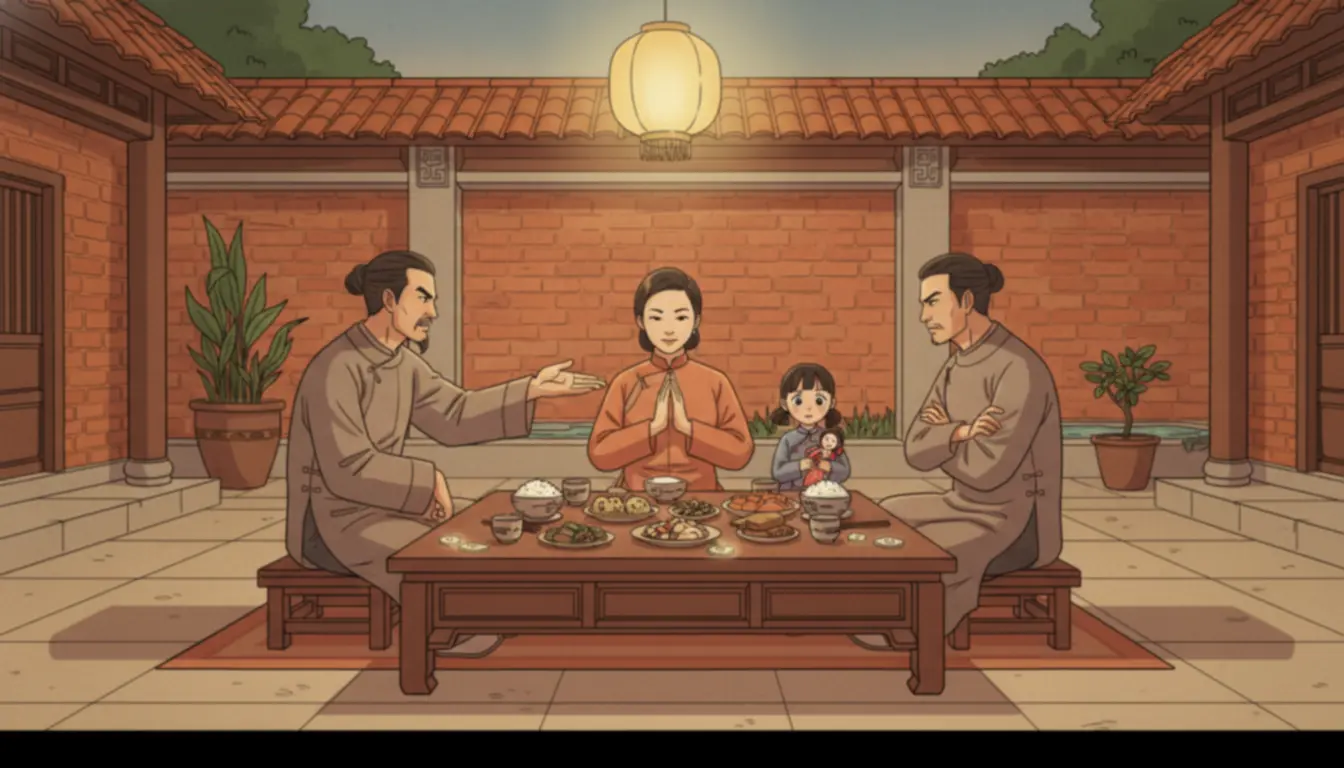Sao Linh Tinh - family scene