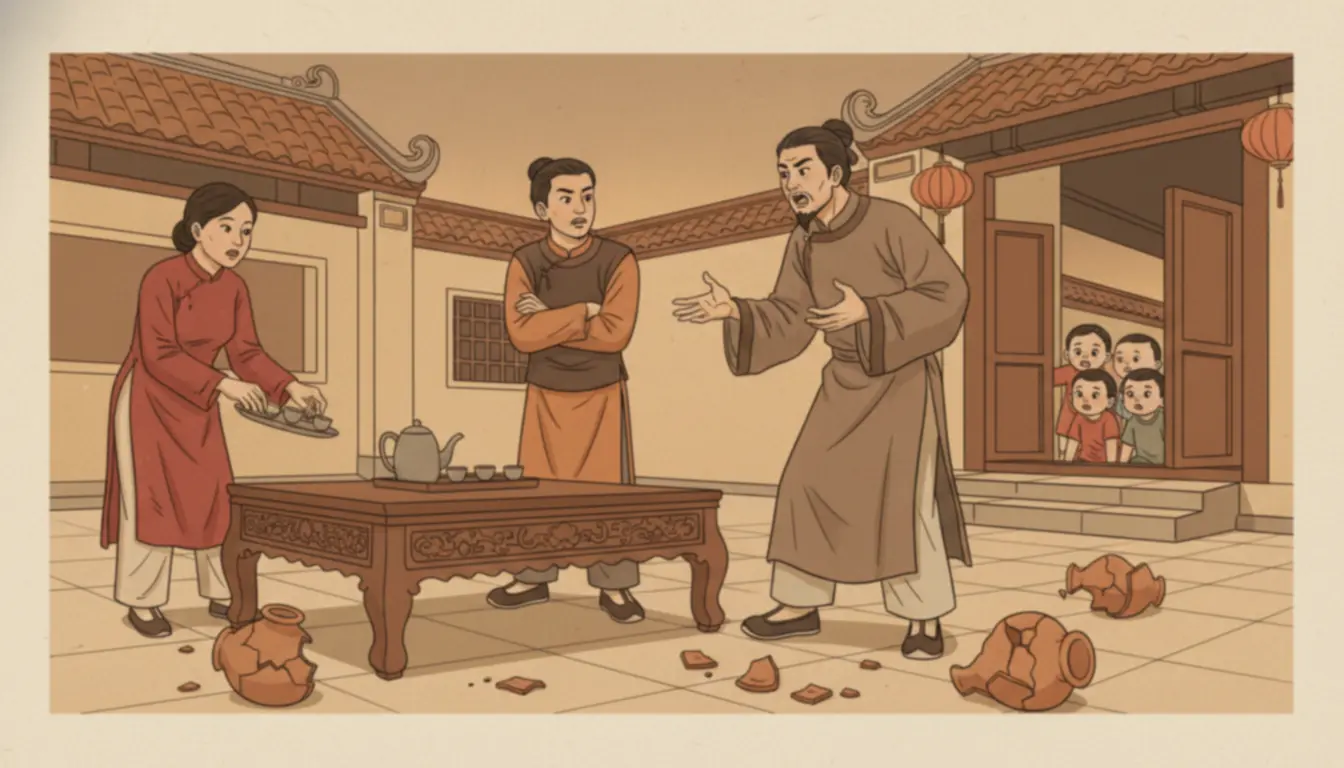 Sao Phá Toái - family scene