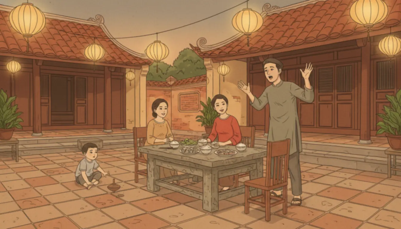 Sao Phi Liêm - family scene