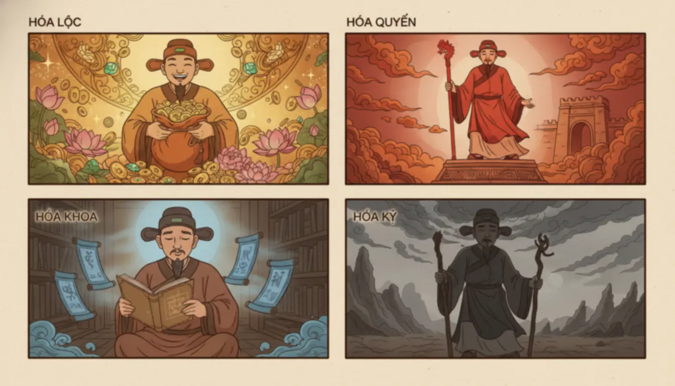 Sao Thiên Cơ - tu hoa transformation