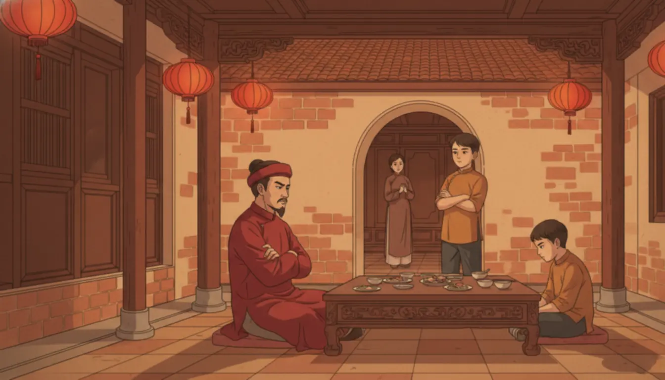 Sao Thiên Hình - family scene