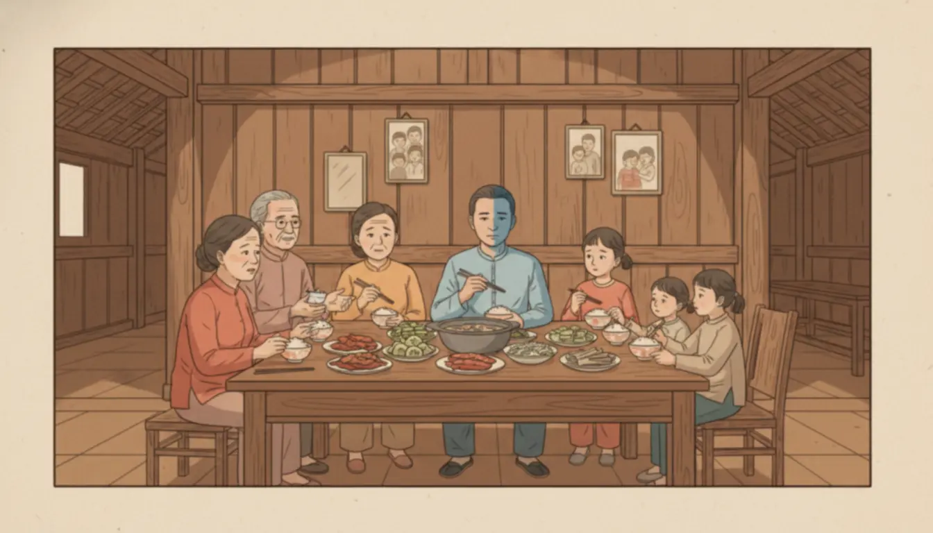 Sao Thiên Không - family scene
