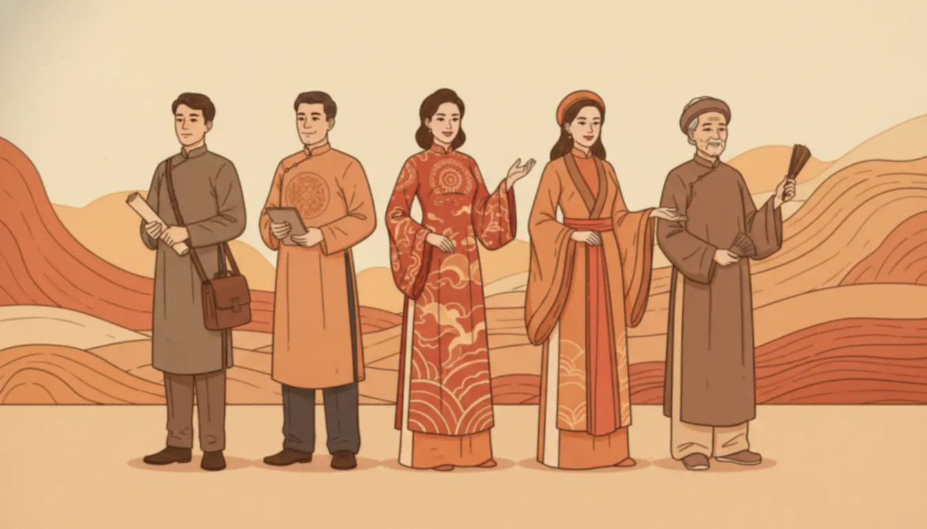 Tử vi tuổi Ngọ năm 2026 - Five Age Groups Illustration